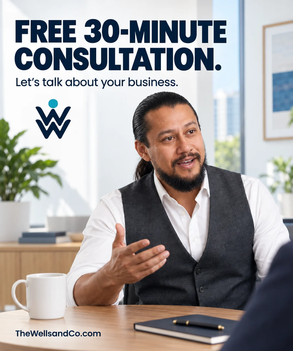 Free 30-minute consultation. Let’s talk about your business.