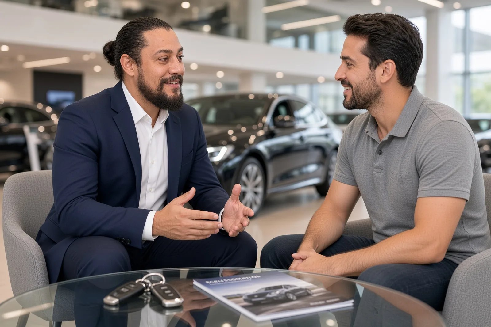 A first conversation with an owner who is getting the business in front of the right people.