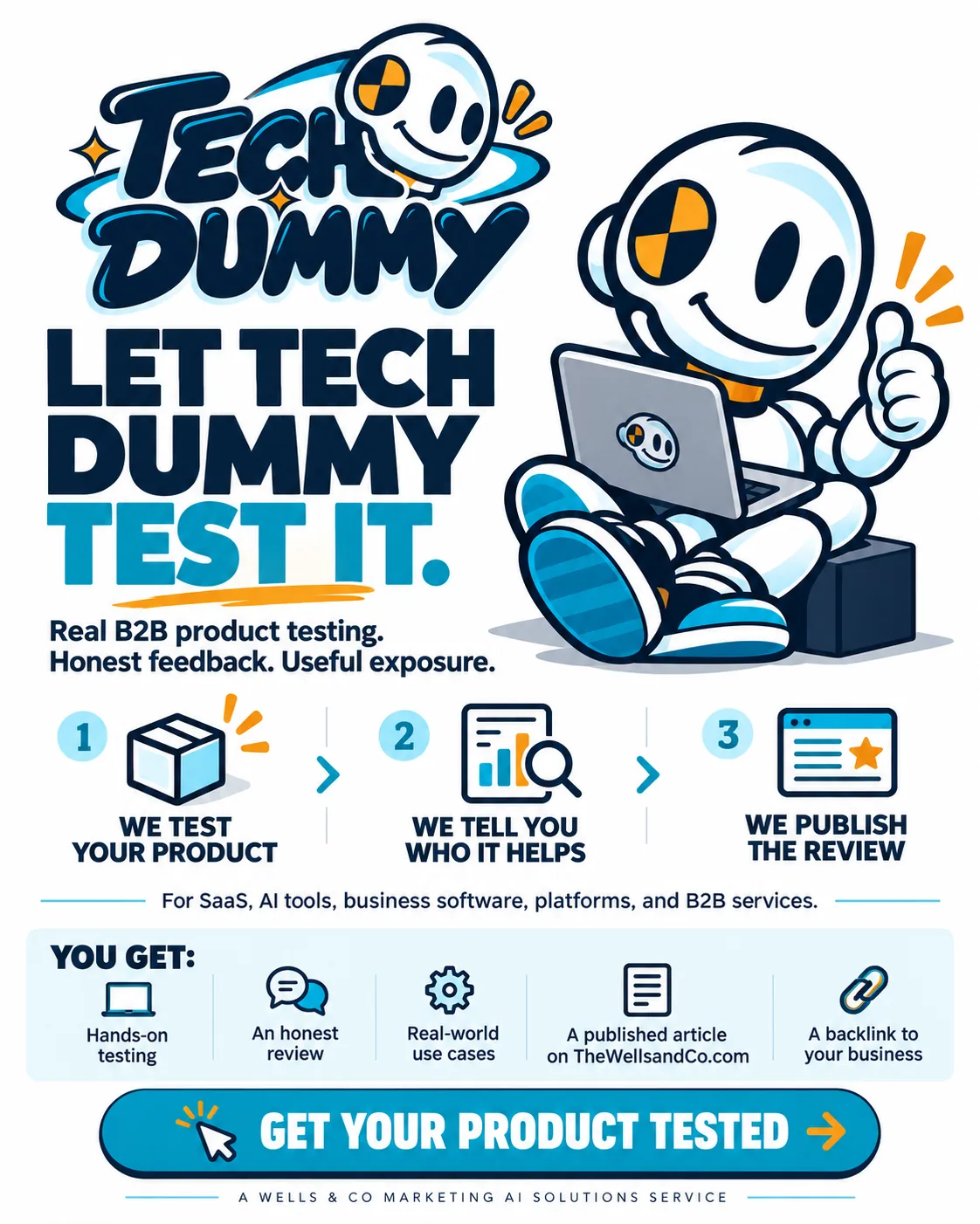 Tech Dummy. Let Tech Dummy test it.